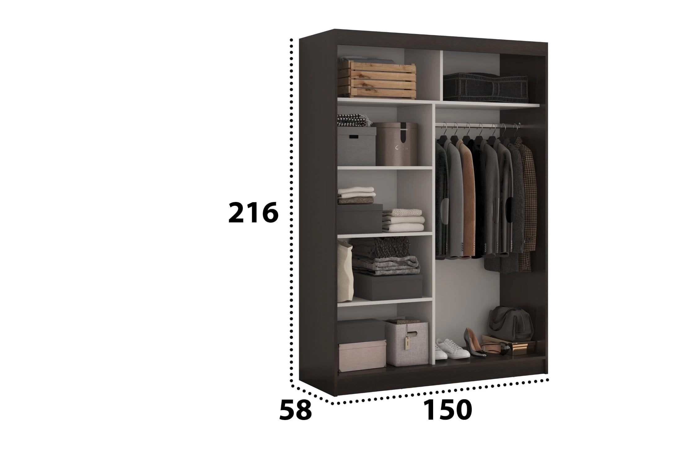 Dressing-19-Dome-d05-15-3-1.jpg Dressing Domas D05 150 cm Wenghe - imagine 2