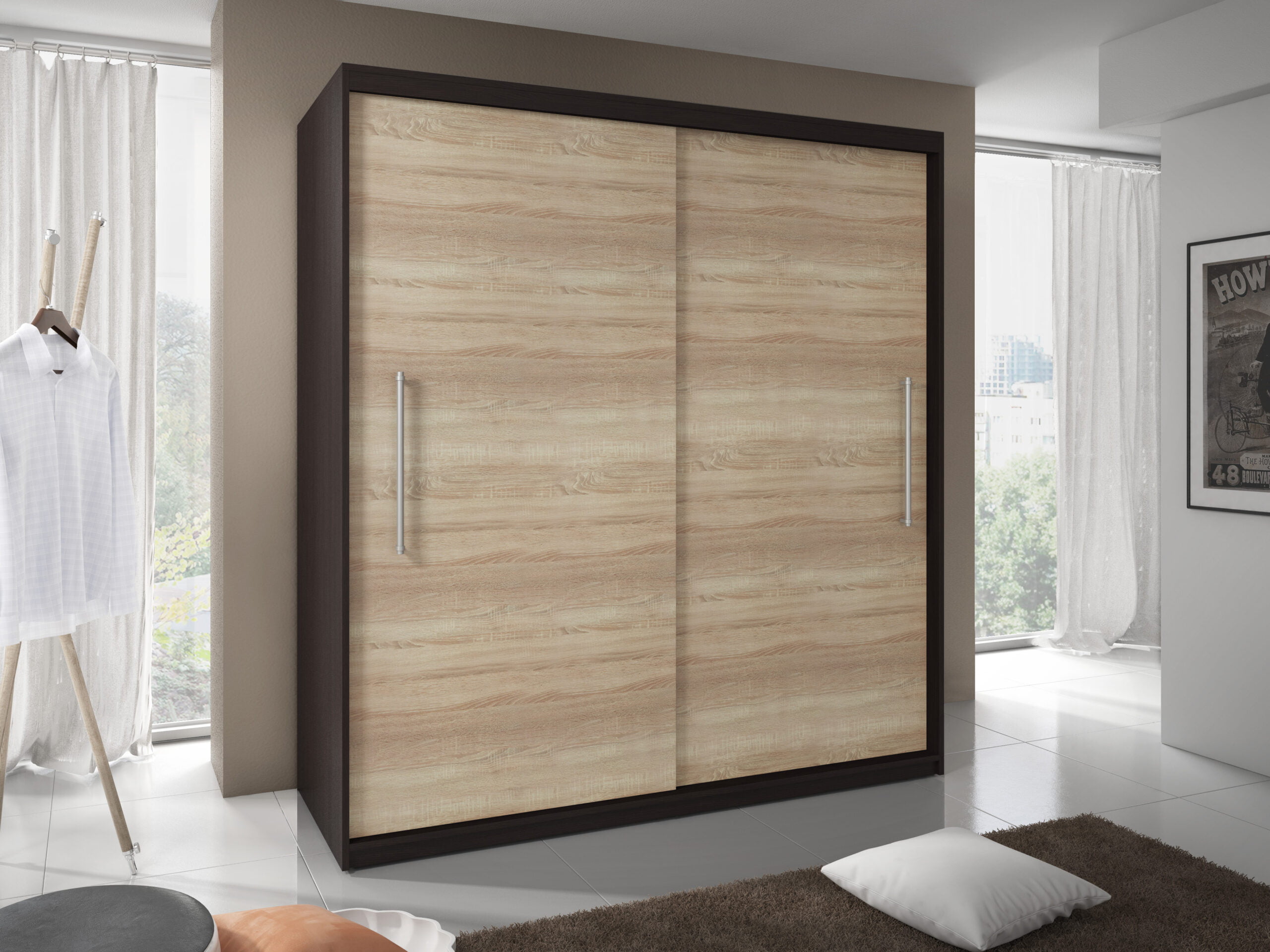 EM_TORINO-cambridge-sonoma-1-scaled-1.jpg Dressing Sebastian 200 cm Wenge cu usi glisante Sonoma - imagine 2