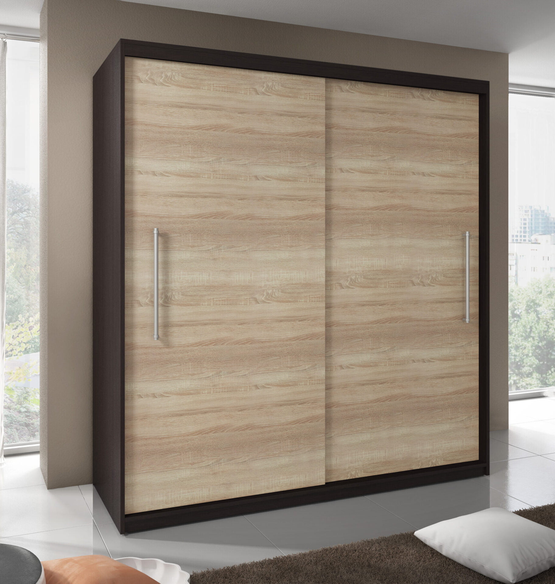 EM_TORINO-cambridge-sonoma-scaled-e1680167714578.jpg Dressing Sebastian 200 cm Wenge cu usi glisante Sonoma - imagine 1