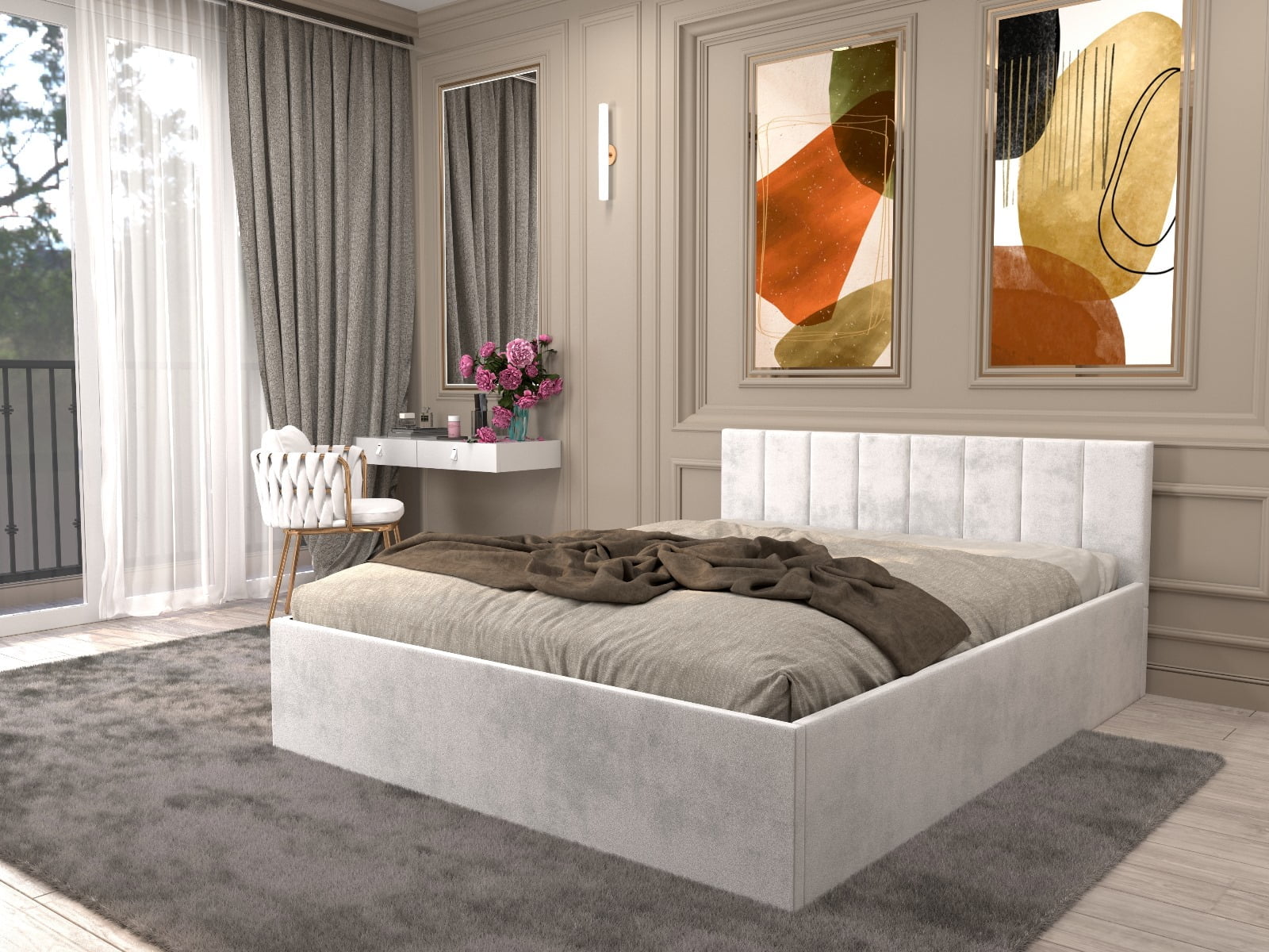 WhatsApp-Image-2023-12-17-at-16.11.04-4.jpeg Pat Oliver 120 cm x 200 cm Cu Saltea Alb Stofa Catifea - imagine 1