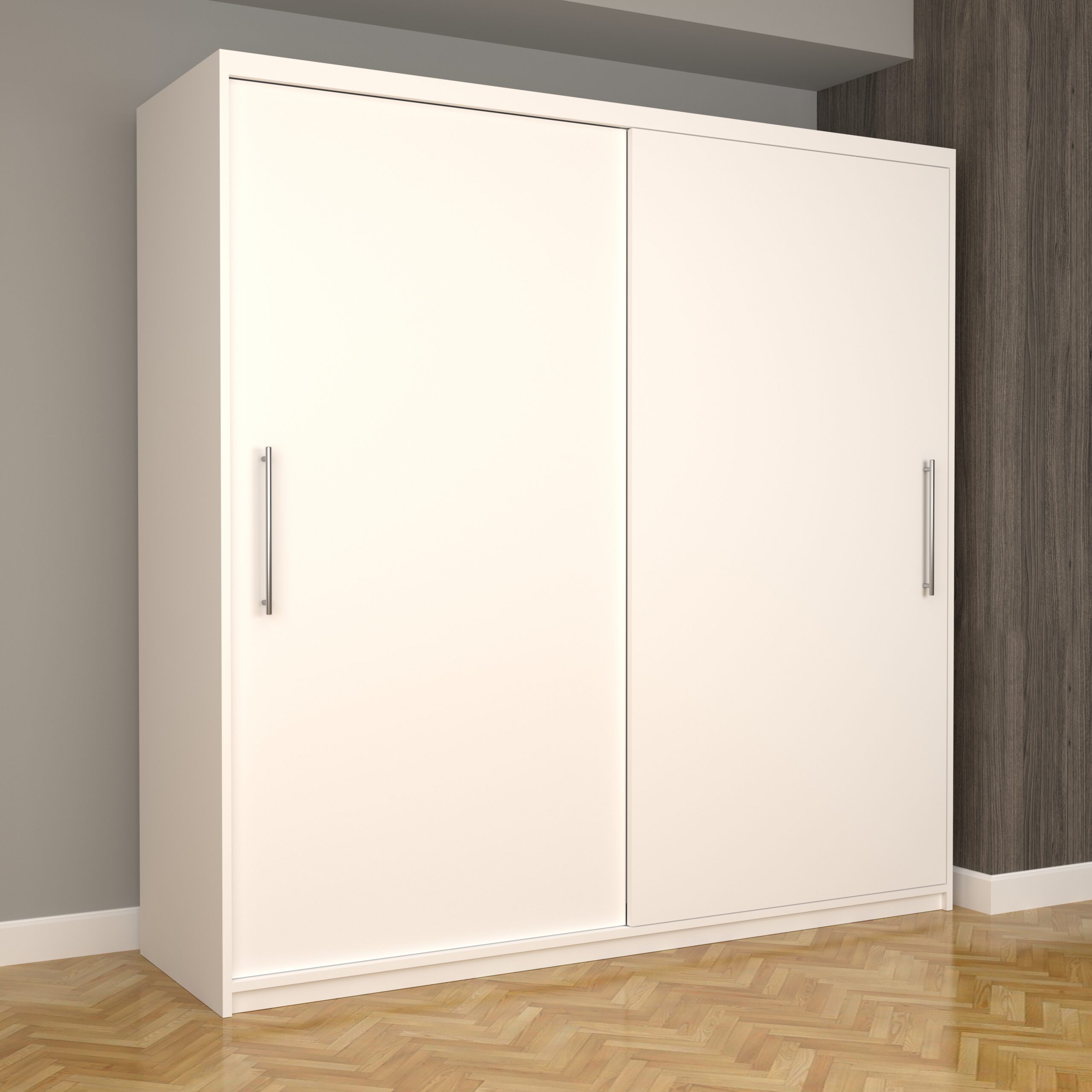 b-1-scaled-1.jpg Dulap Dormitor Nova Eco 200 cm x 200 cm, fara oglinda, alb cu usi glisante albe - imagine 1