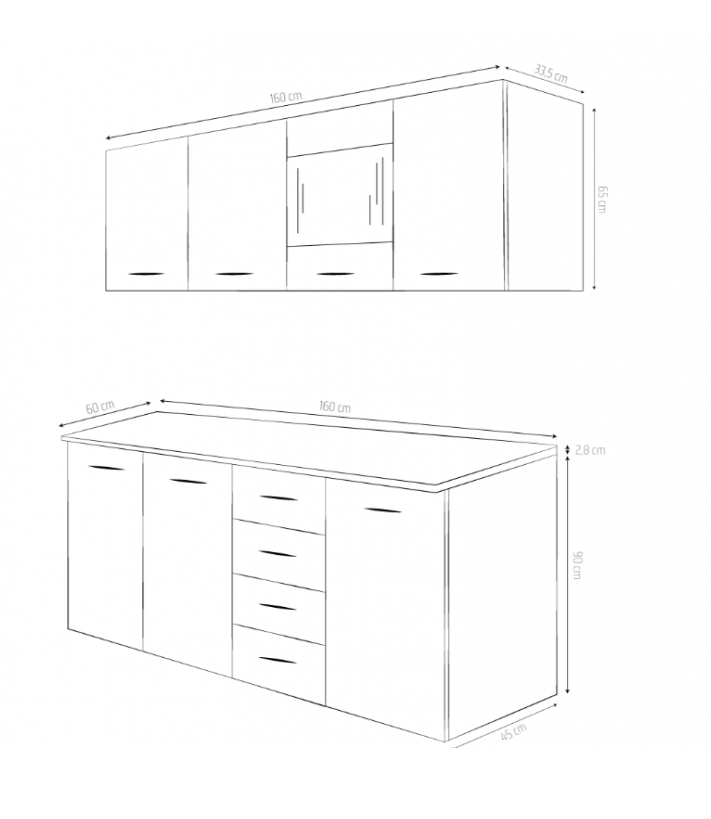 bucatarie-lorena-sonomawenge-160-cm-.png Bucatarie Lorena Sonoma 160 cm - imagine 4
