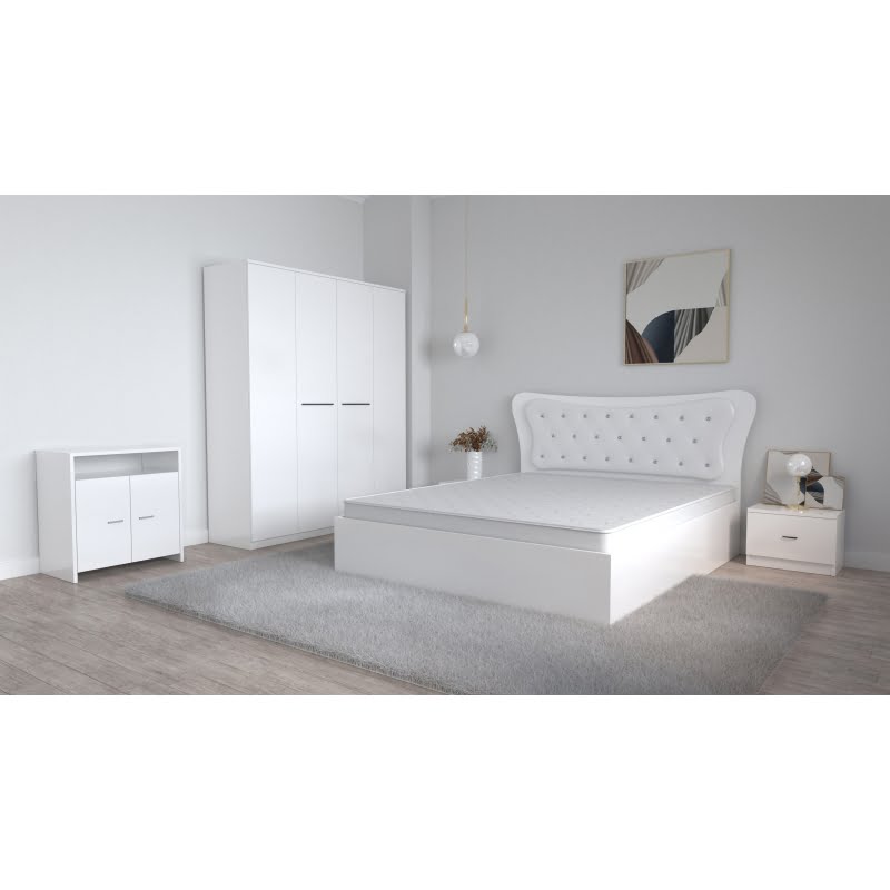 dormitor-dante-alb-cu-pat-matrimonial-160-cm-x-200-cm-dulap-royal-usi-glisante-cu-oglinda-noptiere-si-comodat-tv-lorena-1.jpg Dormitor Dante Alb cu Pat Matrimonial 160 cm x 200 cm Dulap Lorena 4 usi noptiere si Comoda Tv Lorena - imagine 1