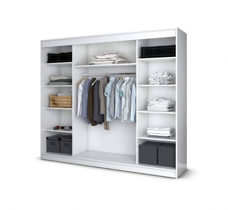 inside-interior.jpg Dulap Dormitor Nova Ultra 250 cm x 200 cm , cu Oglinda , Wenge cu usi glisante Gri - imagine 2