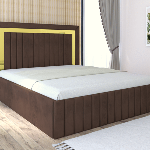 Pat tapitat Matei Maro Stofa cu oglinda Gold