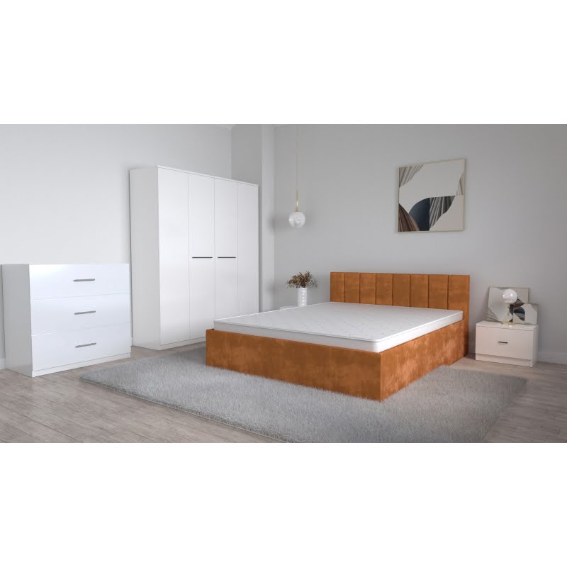 set-dormitor-oliver-alb-cu-pat-tapitat-alb-dulap-lorena-4-usi-noptiere-si-comoda-tv-3-sertare-13.jpg Set Dormitor Oliver Alb cu pat tapitat Caramiziu Dulap Lorena 4 usi Noptiere si Comoda TV 3 sertare - imagine 1