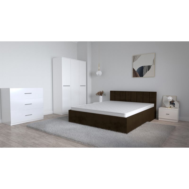 set-dormitor-oliver-alb-cu-pat-tapitat-alb-dulap-lorena-4-usi-noptiere-si-comoda-tv-3-sertare-24.jpg Set Dormitor Oliver Alb cu pat tapitat Maro inchis Dulap Lorena 3 usi Noptiere si Comoda TV 3 sertare - imagine 1