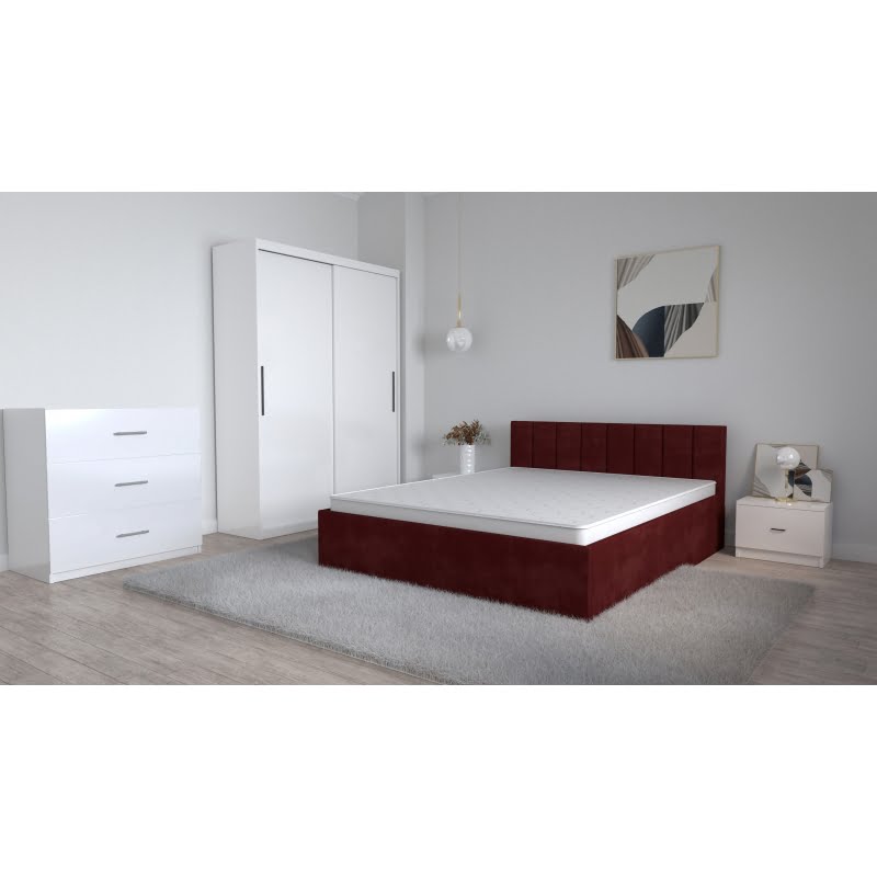 set-dormitor-oliver-alb-cu-pat-tapitat-negru-dulap-lorena-3-usi-noptiere-si-comoda-tv-3-sertare-22.jpg Set Dormitor Oliver Alb cu pat tapitat Visiniu Dressing 2 usi glisante fara oglinda Noptiere si Comoda TV 3 sertare - imagine 1