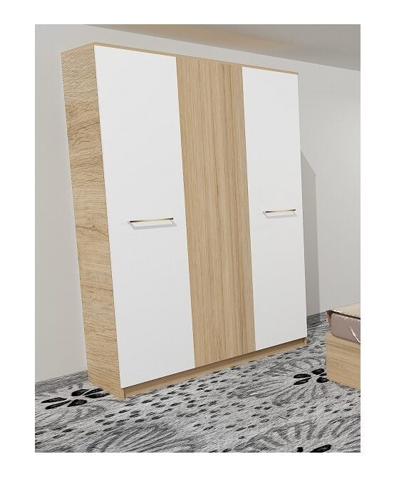 sifonier-roxana-stejar-sonoma-123-cm-2-e1680252902120.jpg Sifonier Roma 3 usi Stejar Sonoma - imagine 1