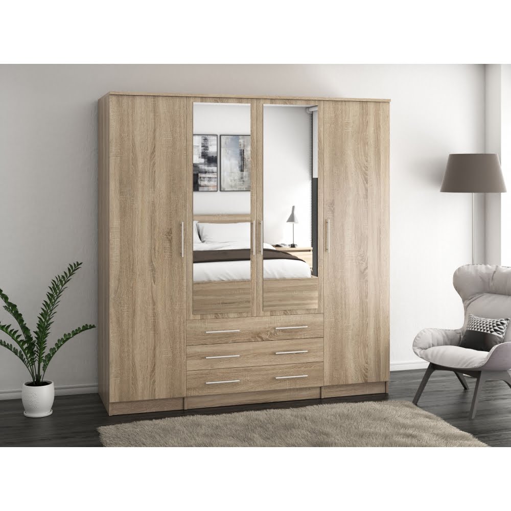 sifonier-szantal-200-cm-lungime-4.jpg Dressing Szantal 4d sonoma 200 x 210 x 64 cm - imagine 5