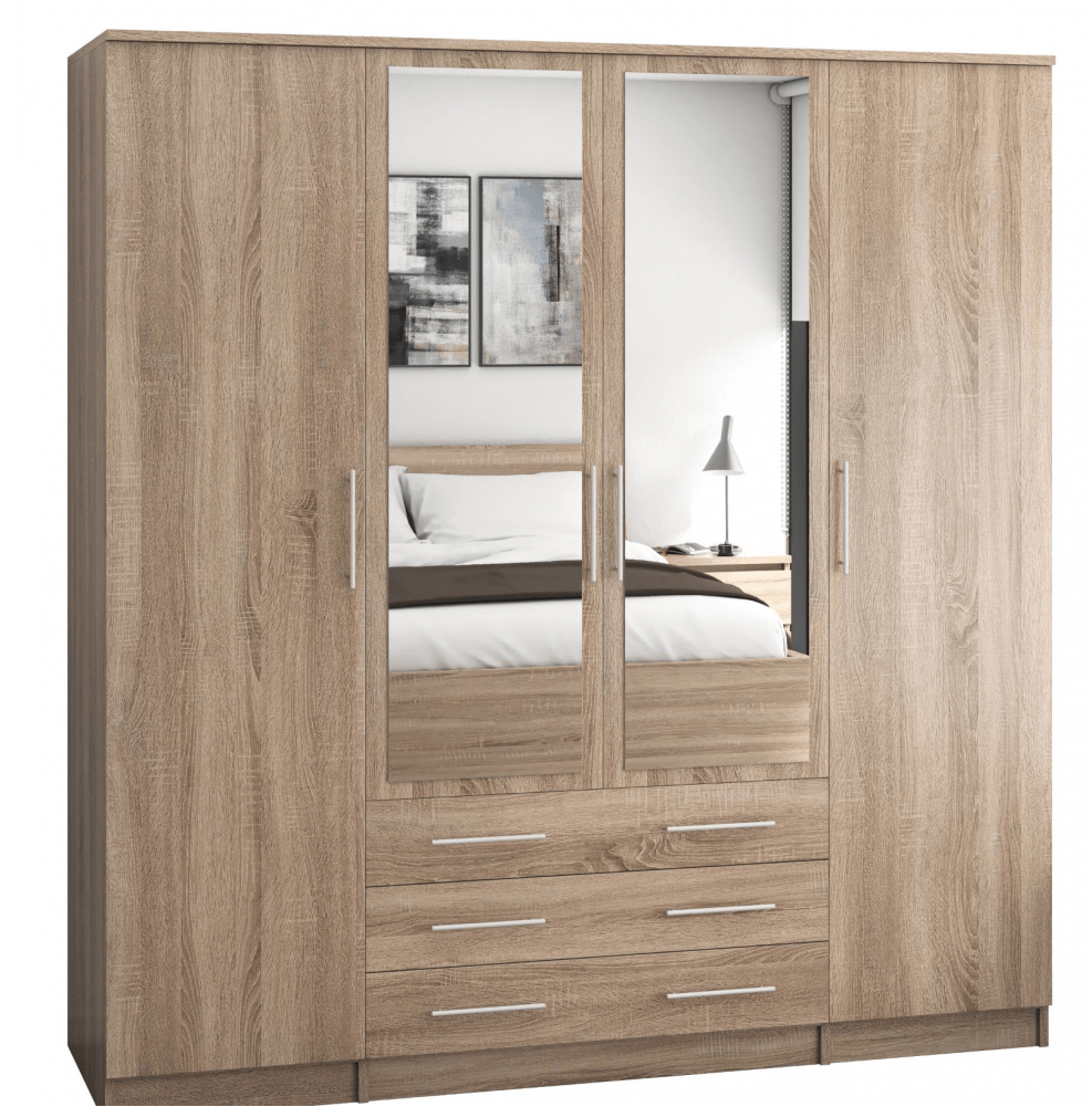 sifonier-szantal-200-cm-lungime.png Dressing Szantal 4d sonoma 200 x 210 x 64 cm - imagine 1