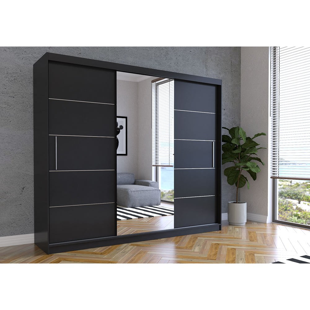 szafa-alba-i-250-cm-17.jpg Dressing Amelia 250 cm Wenge cu usi glisante si oglinda - imagine 2