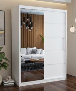 Dresing Delia 150 Alb cu Oglinda